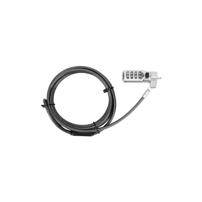 Targus DEFCON cable antirrobo Negro, Acero inoxidable 2 m