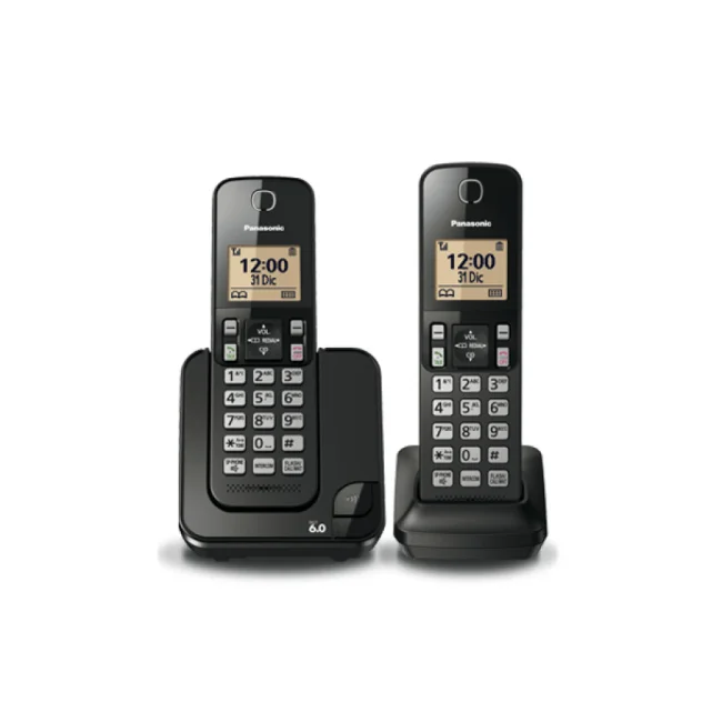 Panasonic KX-TGC352MEB teléfono Teléfono DECT Identificador de llamadas Negro