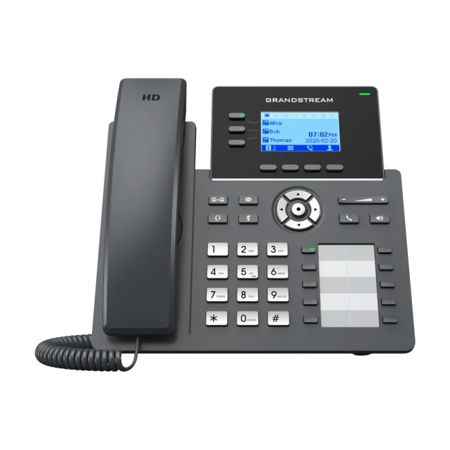 Grandstream Networks GRP2604 teléfono IP Negro 3 líneas LCD