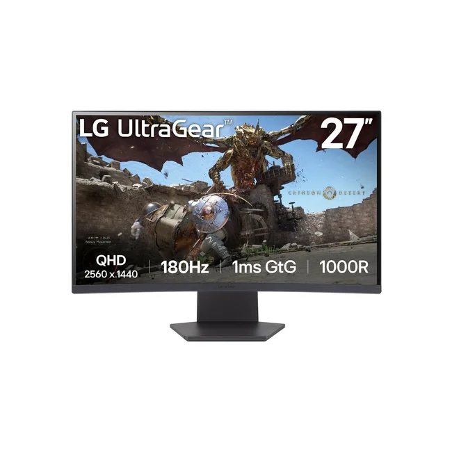LG 27GS60QC monitor de computadora 68.6 cm (27") 2560 x 1440 Pixeles Full HD LCD Negro image 4