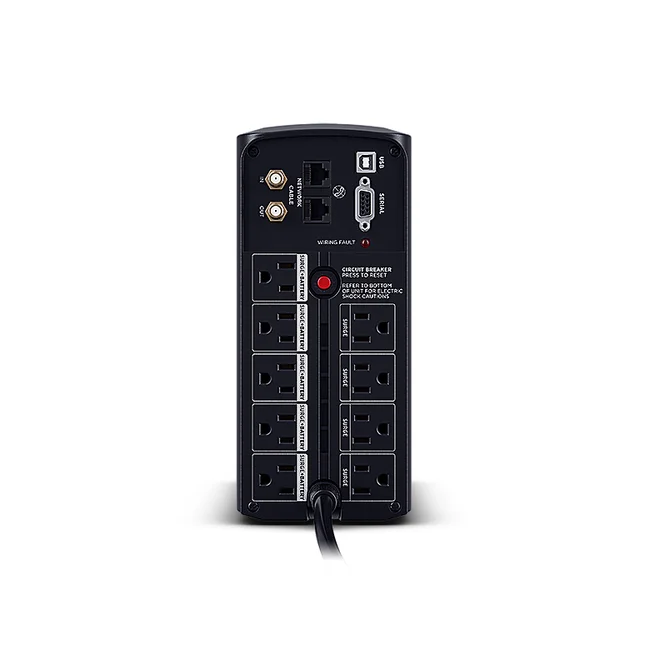 CyberPower LCD CP1000AVRLCDa sistema de alimentación ininterrumpida (UPS) Línea interactiva 1 kVA 600 W 9 salidas AC image 5