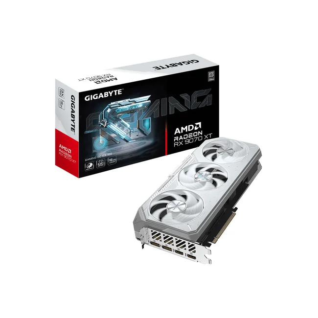 GIGABYTE Radeon RX 9070 XT GAMING OC ICE 16G AMD 16 GB GDDR6 image 2