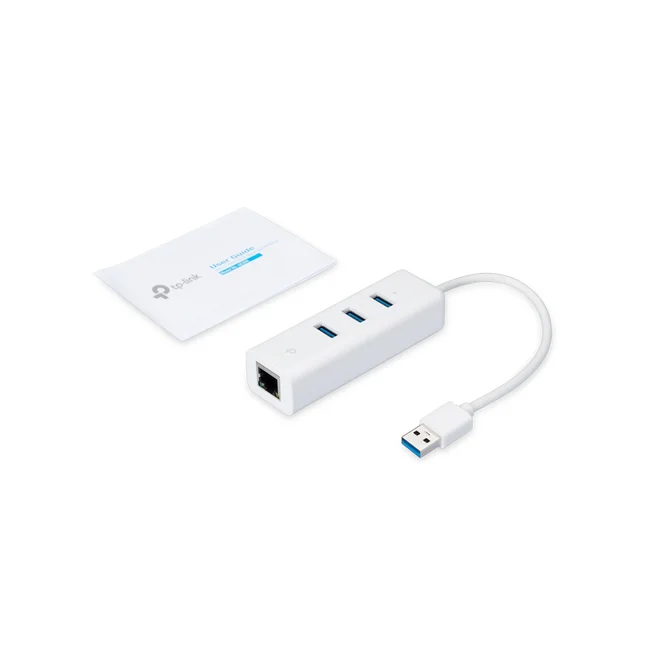 TP-Link UE330 base para laptop o replicador de puertos Alámbrico USB 3.2 Gen 1 (3.1 Gen 1) Type-A Blanco image 5