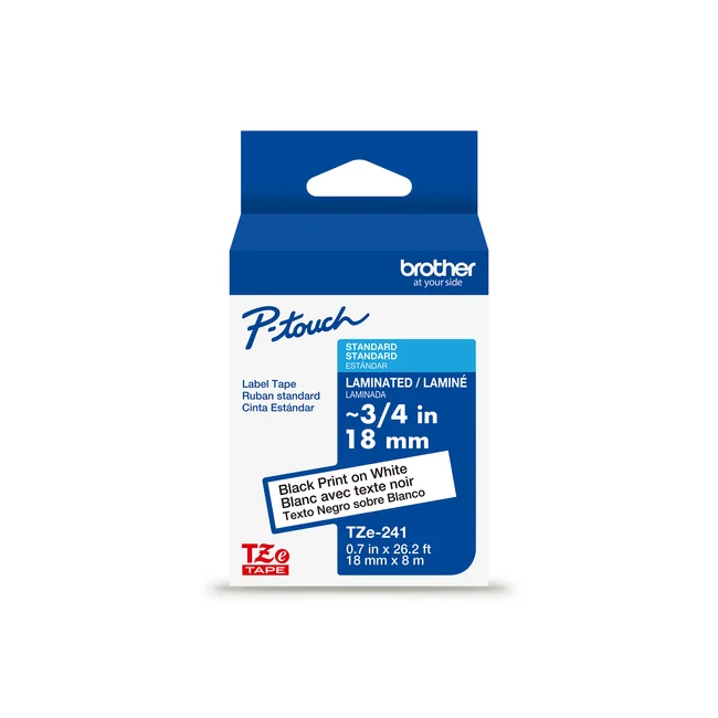 Brother TZe-241G cinta para impresora de etiquetas Negro sobre blanco