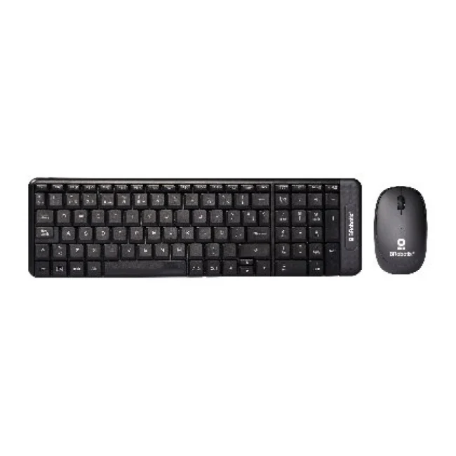 BRobotix 6000618 teclado Ratón incluido RF inalámbrico QWERTY Español Negro image 3