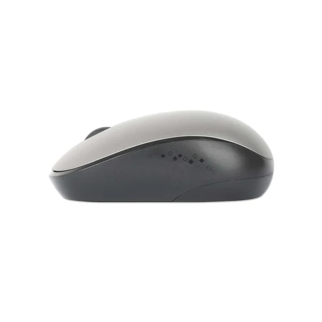 Manhattan Un solo receptor USB-A Nano para ambos, teclado inalámbrico con 12 teclas multimedia/función, mouse óptico ambidiestro con tres botones y rueda de desplazamiento, 1200 ppp, negro/plateado image 13