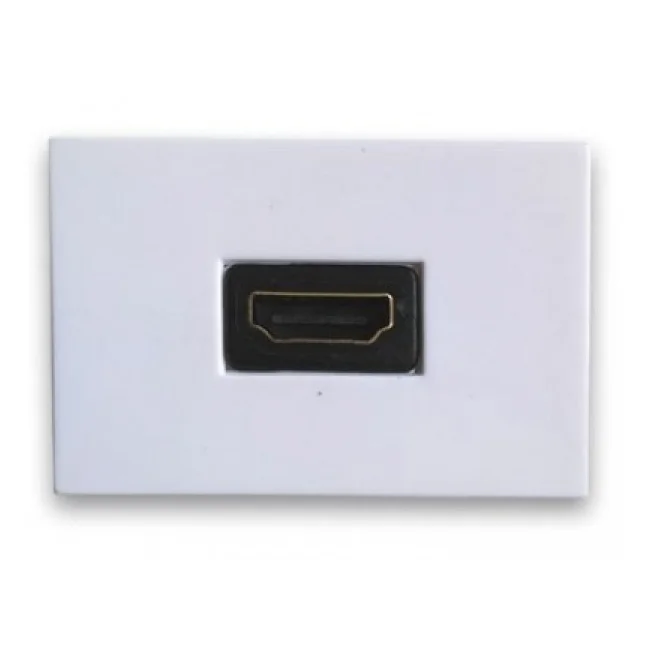 BRobotix 938313 tomacorriente HDMI Blanco image 4