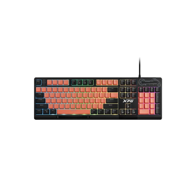 XPG SEEKER MERA EDITION teclado Juego USB QWERTY Inglés Negro