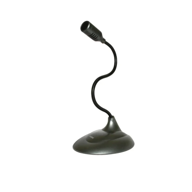 Perfect Choice Microfono de Lujo con Cuello Flexible Negro