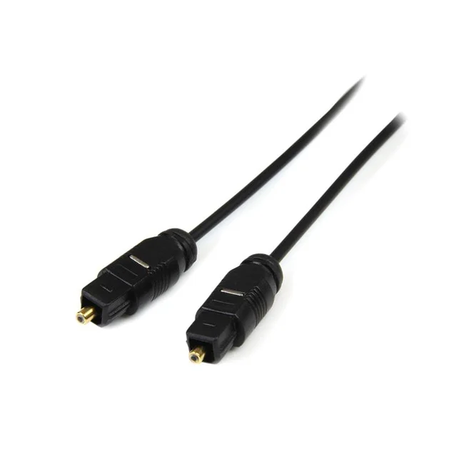 StarTech.com Cable 3m TosLink Audio Digital Óptico SPDIF Delgado - Negro image 3