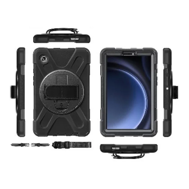 BRobotix 6006597 estuche paa tablet 22.1 cm (8.7") Funda Negro image 6
