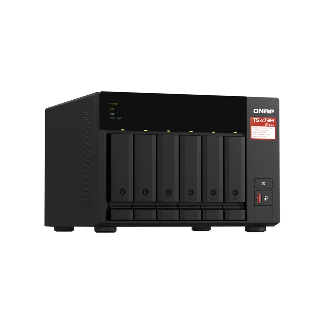 QNAP TS-673A NAS Tower Ryzen Embedded V1500B 8 GB DDR4 0 TB QNAP Turbo System Antracita image 10