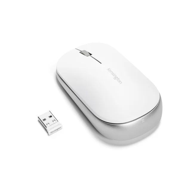 Kensington Mouse con conexión inalámbrica dual SureTrack™ (blanco) image 3