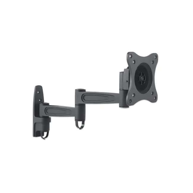 Manhattan Soporte para monitor, de pared, movimiento articulado, pantalla plana de 13" a 27" máximo 15 kg