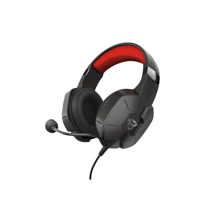 Trust GXT 323 Carus Auriculares Alámbrico Diadema Juego Negro, Rojo image 3