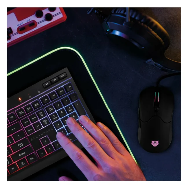 Balam Rush Squad Master Plus KTM555 teclado Ratón incluido USB Español Negro image 14