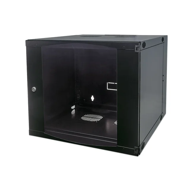 Intellinet 713863 armario rack 12U Bastidor de pared Negro