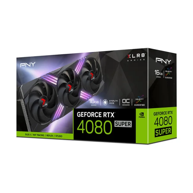 PNY GeForce RTX™ 4080 SUPER 16GB OC ARGB TF NVIDIA GeForce RTX 4080 SUPER GDDR6X image 15