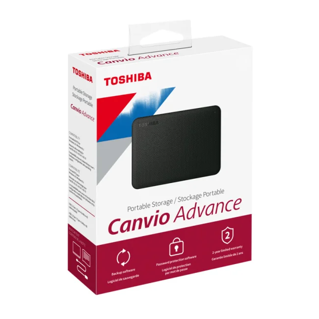 Toshiba Canvio Advance disco duro externo 4 TB Negro image 3