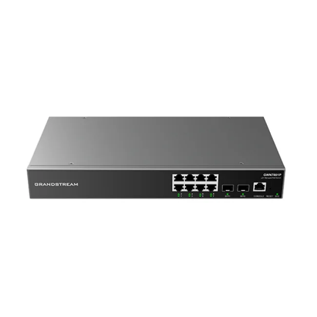 Grandstream Networks GWN7801 dispositivo de redes Gestionado L2+ Gigabit Ethernet (10/100/1000) Negro image 3