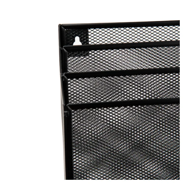 Nextep NE-176 bandeja de escritorio/organizador Red, Metal Negro image 3
