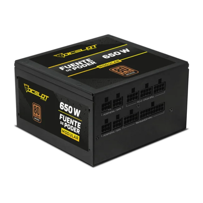 Ocelot Gaming OPS850 unidad de fuente de alimentación 850 W 20+4 pin ATX ATX Negro image 2