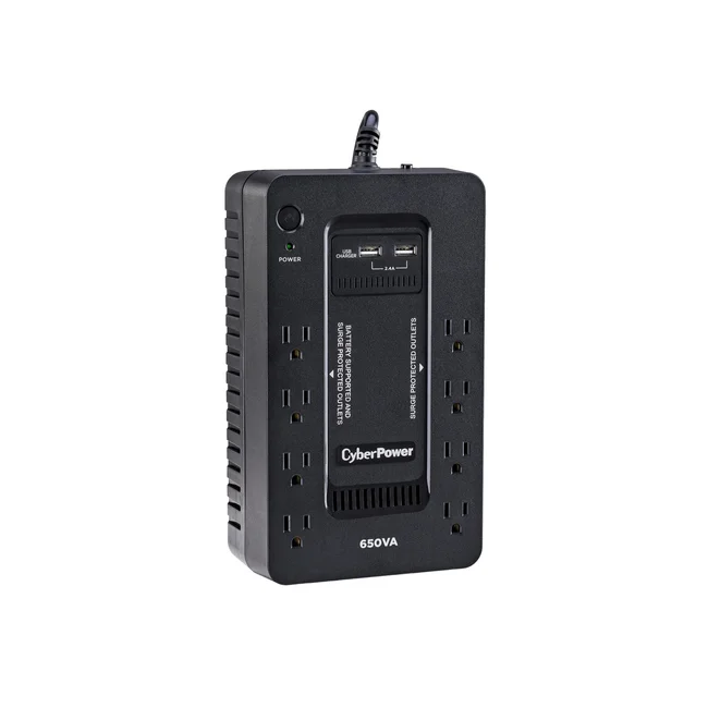 CyberPower SX650U sistema de alimentación ininterrumpida (UPS) En espera (Fuera de línea) 650 kVA 360 W 8 salidas AC image 6