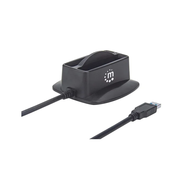 Manhattan Base de conexión dual USB 3.0 SuperSpeed y disco duro SATA 2.5"