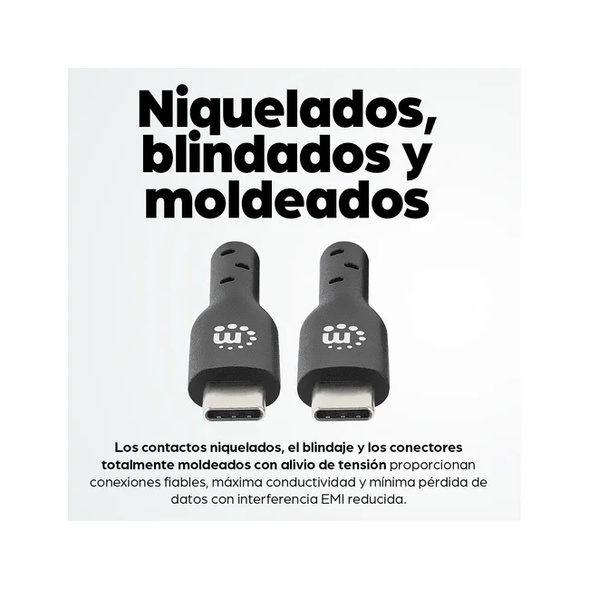 Manhattan 354875 cable USB USB 2.0 2 m USB C 0.48 Gbit/s Negro image 11