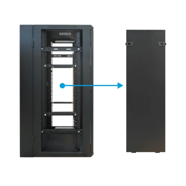 Enson ENS-RKGU22PRO armario rack 22U Rack o bastidor independiente Negro image 8