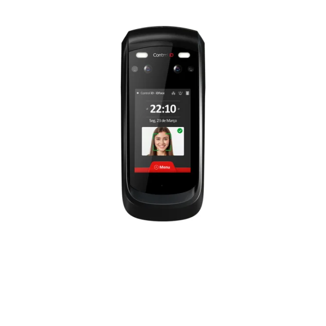 Control ID IDFACE/FP/M lector de control de acceso Terminal de reconocimiento facial Negro