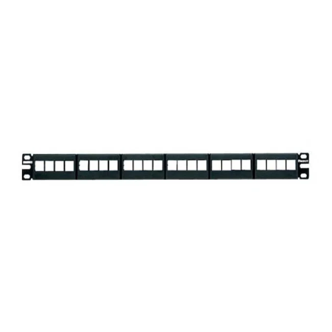 Panduit 24-port Modular Patch Panel 6 Removable Faceplates 1U