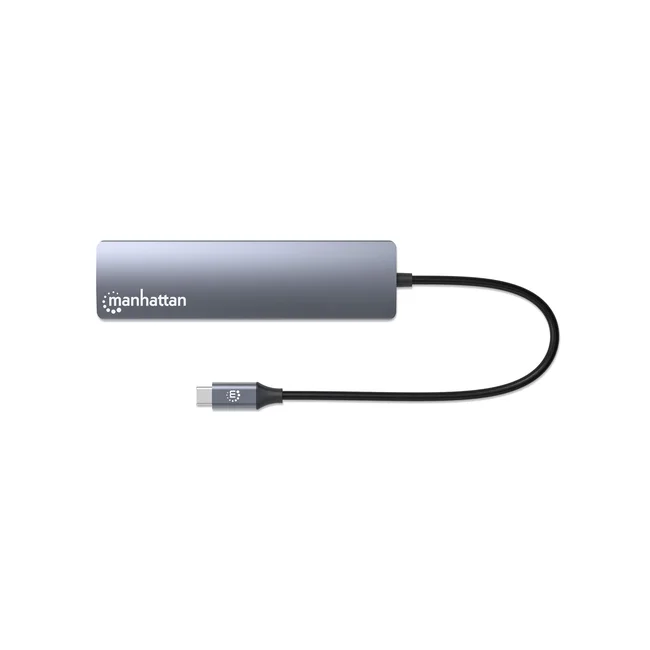 Manhattan Estación Docking USB-C con lector de tarjetas, 7 en 1 image 6