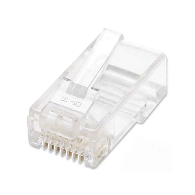 Intellinet PLUG RJ45 CAT5E MULTIFILAR UTP BOTE 100 PZAS ORO 15-MICRAS image 2