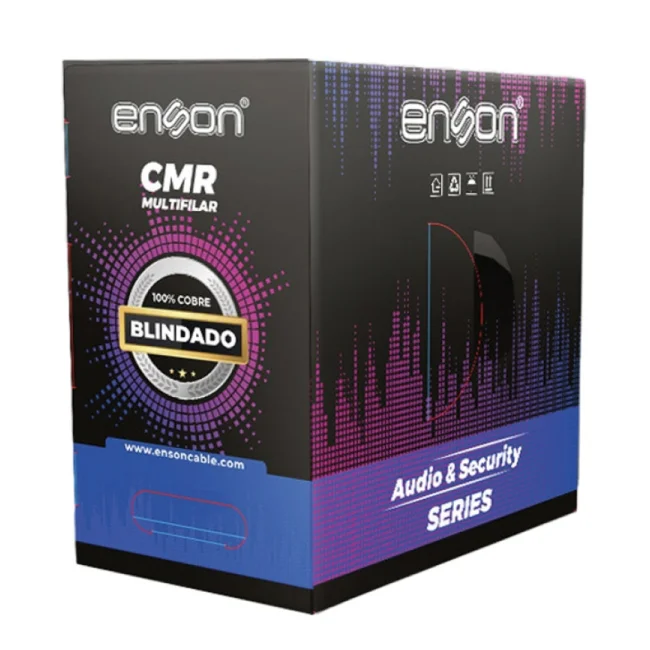Enson EPRO-5200 cable de audio 305 m Negro, Rojo