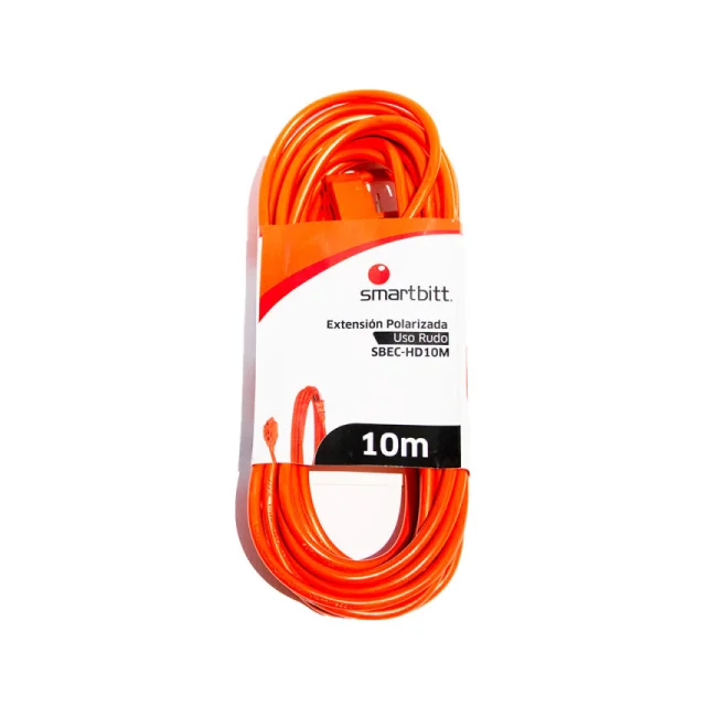 Smartbitt SBEC-HD10M extensión de corriente 10 m 3 salidas AC Interior Naranja image 3