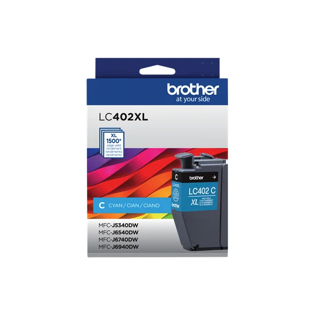 Brother LC402XLC cartucho de tinta 1 pieza(s) Original Alto rendimiento (XL) Cian image 2