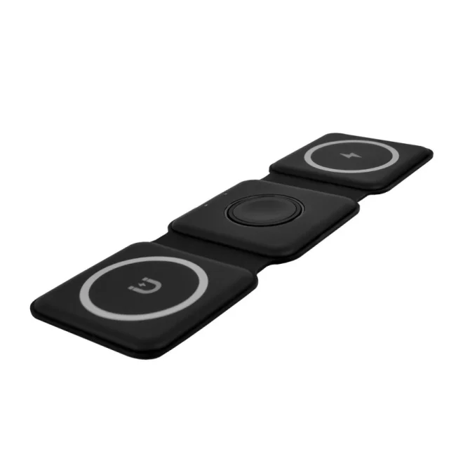 Perfect Choice PC-241034 cargador de dispositivo móvil Audífonos, Smartphone, Reloj inteligente Negro USB Cargador inalámbrico Carga rápida Interior image 4