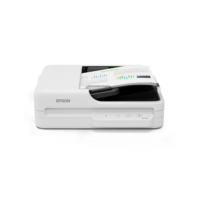 Epson DS-1730 Escáner de base plana y ADF 1200 x 1200 DPI A4 Negro, Blanco image 3