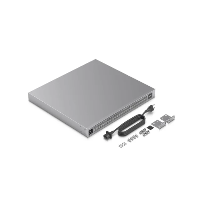 Ubiquiti USW-PRO-MAX-48-POE dispositivo de redes L3 2.5G Ethernet (100/1000/2500) Energía sobre Ethernet (PoE) Gris image 14