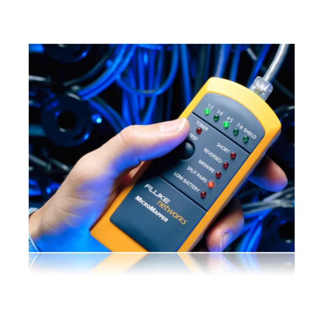 Fluke MT-8200-49A comprobador de cables de red Gris, Amarillo image 5