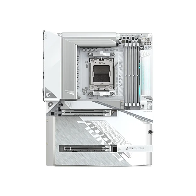 GIGABYTE X870 AORUS STEALTH ICE AMD X870 Enchufe AM5 ATX image 4