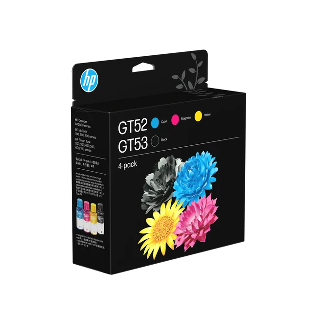 HP Combo de botella de tinta GT53/GT52, pack de 4 image 11