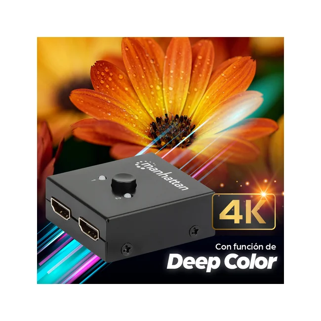 Manhattan 207850 conmutador de vídeo HDMI image 9