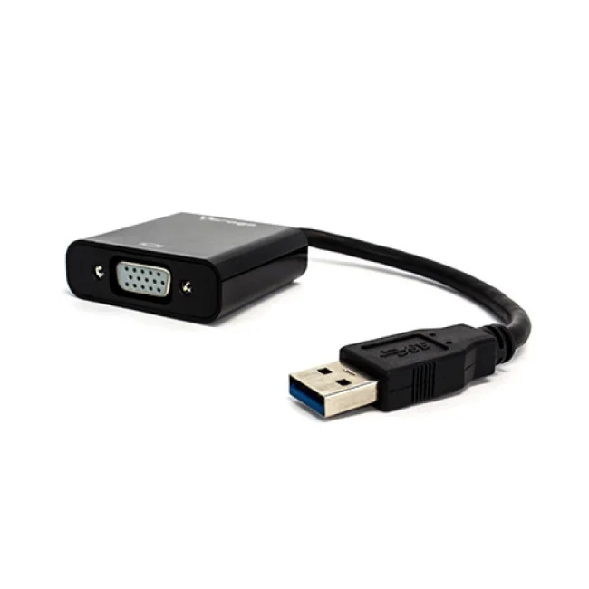 Vorago ADP-200 adaptador gráfico USB 1920 x 1080 Pixeles Negro