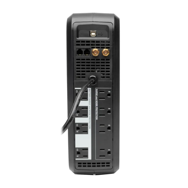 Tripp Lite SMART1000LCD UPS SmartPro LCD Interactivo de 120V 1000VA 500W, AVR, Torre, USB, Protección TEL/DSL/Coaxial, 8 Tomacorrientes image 10