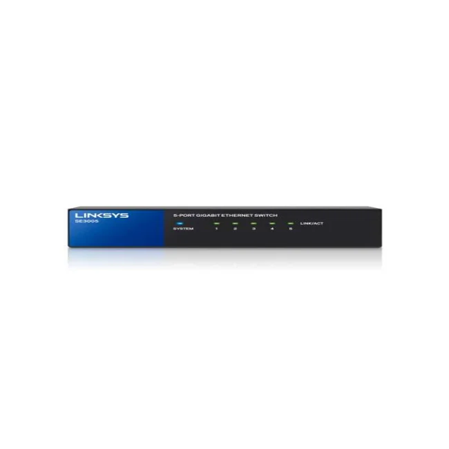 Linksys SE3005 dispositivo de redes No administrado L2 Gigabit Ethernet (10/100/1000) Negro