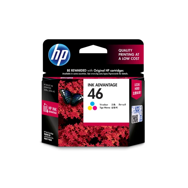HP Cartucho original de tinta tricolor 46 Advantage