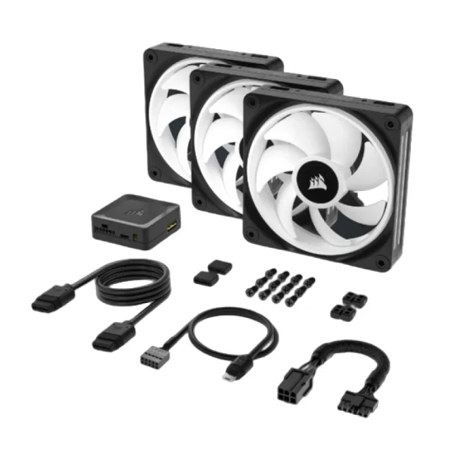 Corsair Air CO-9051002-WW sistema de refrigeración de computadora Gabinete de la computadora Ventilador 12 cm Negro 3 pieza(s) image 8