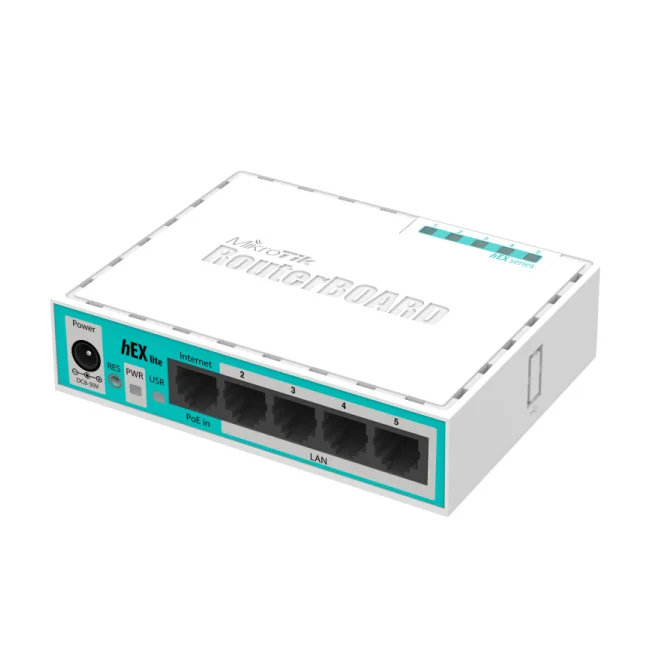 Mikrotik hEX lite enrutador Blanco